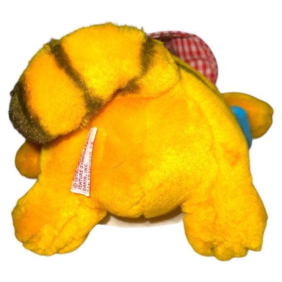 Garfield Cleaning Lady I Dont Do Windows Plush Stuffed Animal Dakin Vintage - Picture 5 of 7